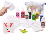 Adeziv gel 3D cristalin – set DIY creativ în găleată, 26 piese