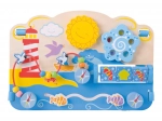 Bigjigs Baby tablă motrică din lemn - mare