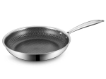 Tigaie profesională din inox Maestro cu suprafață tip fagure (honeycomb) 28 cm