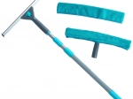 Spălător telescopic de geamuri cu racletă 57–128 cm, set din 4 piese