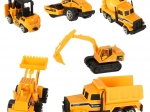 Set de vehicule de construcții, 6 buc.