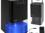 Dezumidificator de aer cu iluminare LED și temporizator RUHHY, negru