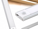 Lumină LED sub dulap 30 cm cu încărcare USB și senzor de mișcare
