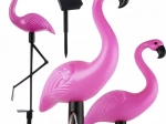 Iluminat solar de grădină flamingo - set de 3 bucăți