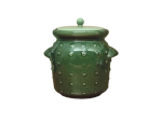 Oală ceramică pentru fermentare 2,5 l verde