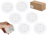 Set de 6 lumini LED fără fir pentru sub dulap, cu telecomandă