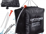 Duș de camping solar 40 l cu set de furtunuri