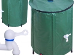 Butoi pliabil pentru apă de ploaie cu robinet 500 l