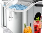 Aparat de făcut cuburi de gheață Ruhhy 1,2 l argintiu 12 kg/24 h