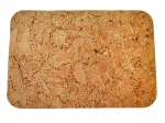 Set de suporturi din plută, dreptunghiulare cu colțuri rotunjite, 36 × 25 cm, set 6 buc