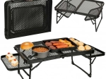 Masă de camping pliabilă cu structură de aluminiu