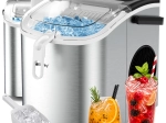 Aparat de făcut cuburi de gheață Ruhhy 1,2 l argintiu 12 kg/24 h
