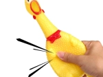 Pui jucărie scârțâitor 16 cm