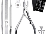 Set pentru unghii încarnate cu cleștișori și instrumente din oțel inoxidabil