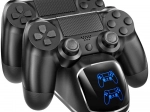 Stație de andocare de încărcare pentru controlere SONY PS4 – dublă