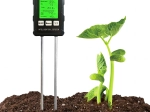 Tester digital de sol 6-în-1 – măsurare pH, umiditate, temperatură, fertilitate, lumină și umiditatea aerului