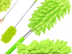 Pâslă de praf telescopică din microfibră, verde