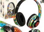 Căști wireless cu Bluetooth și iluminare RGB