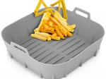 Coș insert din silicon pentru friteuză cu aer cald 22 cm – gri