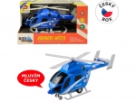 Elicopter de poliție cu motor cu inerție, lumină și sunet 20 cm