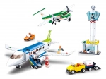 Sluban aeroport cu două avioane set de construcție
