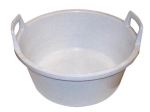 Covană din plastic 56 cm cu mânere, granit