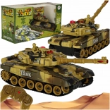 Tanc RC cu telecomandă 2,4 GHz – camuflaj deșertic