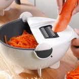 Set răzătoare multifuncțional cu bol și strecurătoare