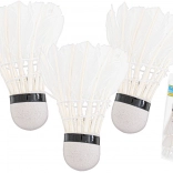 Mingi de badminton din pene - set de 3 bucăți