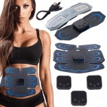 Electrostimulator EMS pentru abdomen, brațe și picioare – set de 3 piese