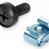 Set de montaj M6 pentru rack 10" și 19", 50 bucăți, negru – DIGITUS