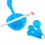 Set pentru prepararea măștilor și vopsirea părului - bol, măsurători, pensulă