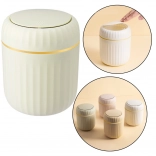 Mini coș de gunoi cu capac verde rabatabil