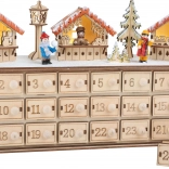 calendar de advent din lemn pentru târguri de Crăciun small foot