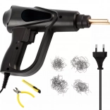 Aparat compact de sudat plastic cu LED și accesorii