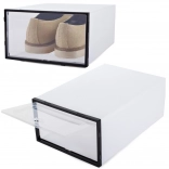 Organizator modular pentru pantofi cu clapetă transparentă