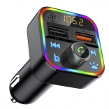 Transmițător FM BLOW cu Bluetooth 5.1 și QC3.0, iluminare RGB
