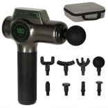 Pistolă de masaj portabilă cu afișaj LED 8 în 1