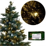 Ghirlandă luminoasă LED de Crăciun 10 m, 100 LED-uri, alb cald, 8 moduri