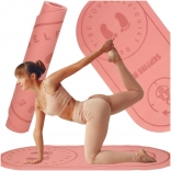 Saltea de exerciții și sărituri roz