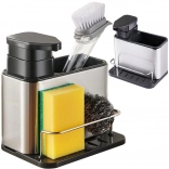 Distribuitor de săpun de bucătărie și organizator pentru bureți