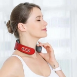 Aparat electric de masaj pentru gât – roșu