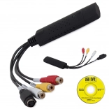 USB video grabber pro pentru conversia VHS și AV analogic în PC