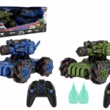 Tancuri RC de luptă 2,4 GHz – set 2 bucăți cu efect de fum și lumini