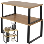 Etajeră de bucătărie din bambus Ruhhy – 2 bucăți