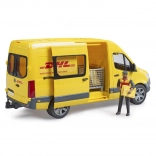 Furgon Mercedes-Benz Sprinter DHL Bruder cu șofer și accesorii