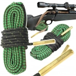 Sfoară de curățare pentru țeavă cu perii din alamă integrate 5.56/.223/.22