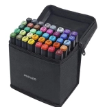 Markere cu două capete – set 40 bucăți în husă