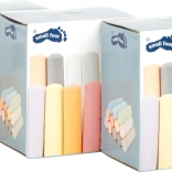 Set de cretă colorată SMALL FOOT – 3×12 bucăți pentru trotuar și tablă