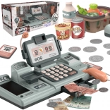 Casă de marcat pentru copii cu cântar, scaner și coșuleț pentru jocul de-a magazinul